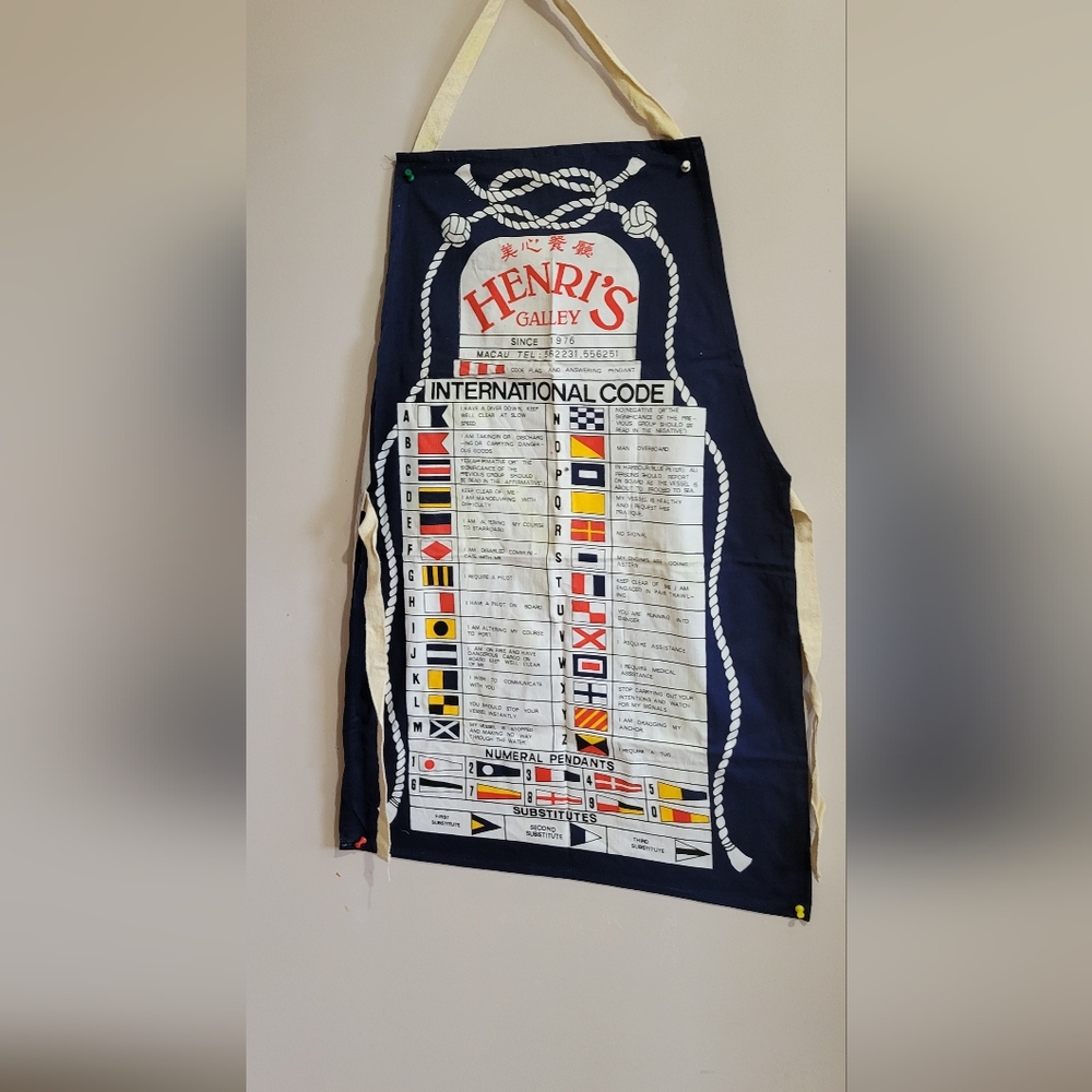 Henri's Galley Nautical Apron